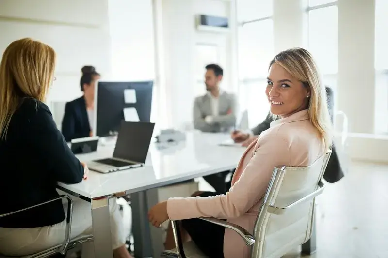 Professional law firm partners in modern office working together, conveying collaboration and strategic planning - title of the image 'Strategic Partnership Discussion'